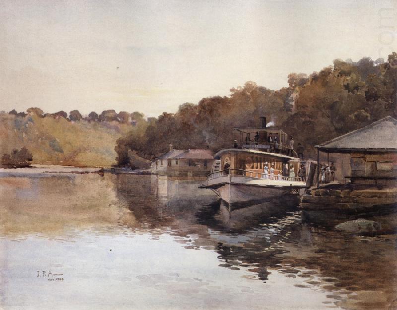 Julian Ashton Mosman Ferry 1888 china oil painting image